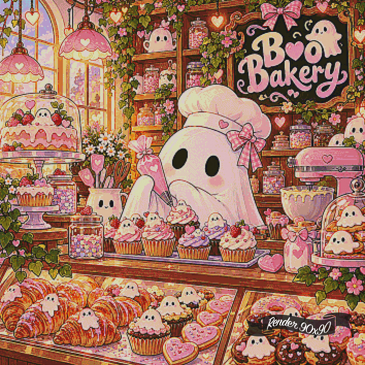 Boo’s Bakery ©The One With The Diamond Art