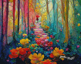Rainbow Forest ©Hannah @ IterationsCrafts