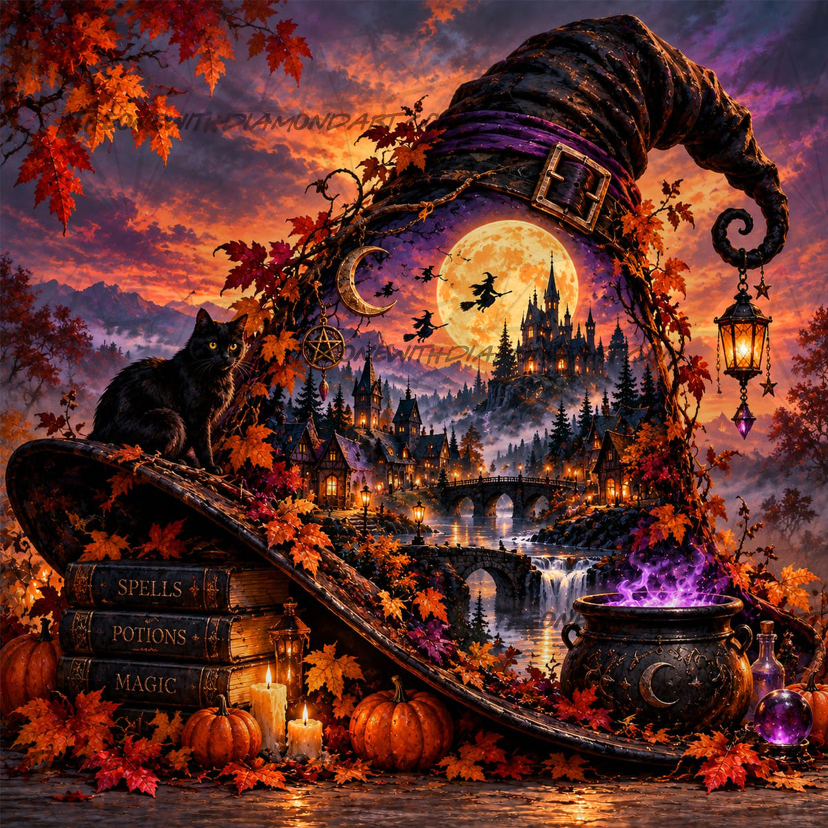 A Little Hocus Pocus ©The One With The Diamond Art