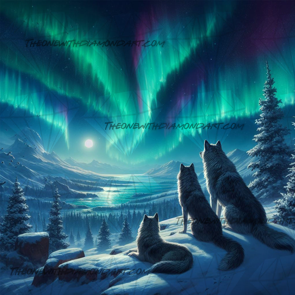 Northern Lights Guardians ©Artifey The One With The Diamond Art