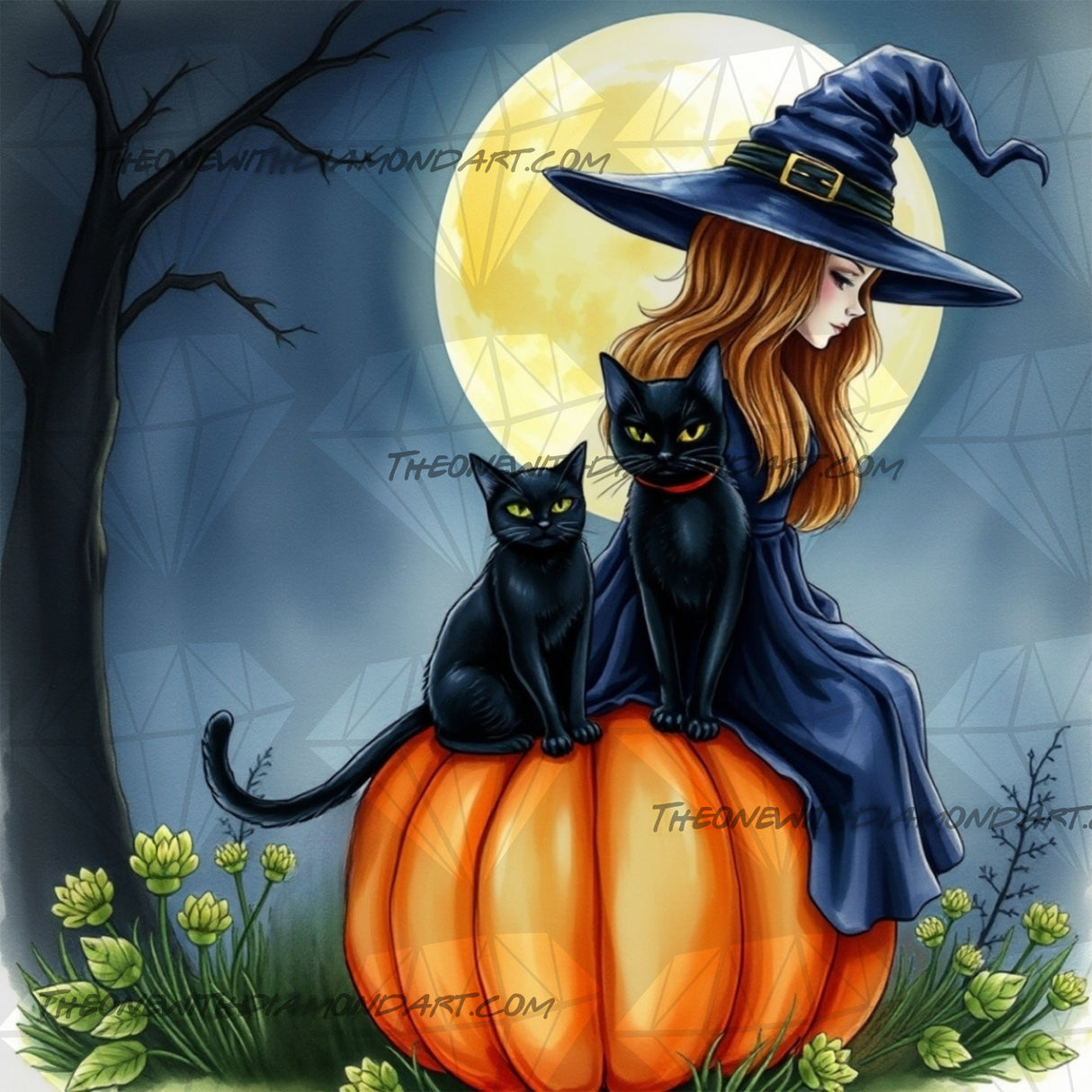 A Witch And Her Familiars ©Melody Millward