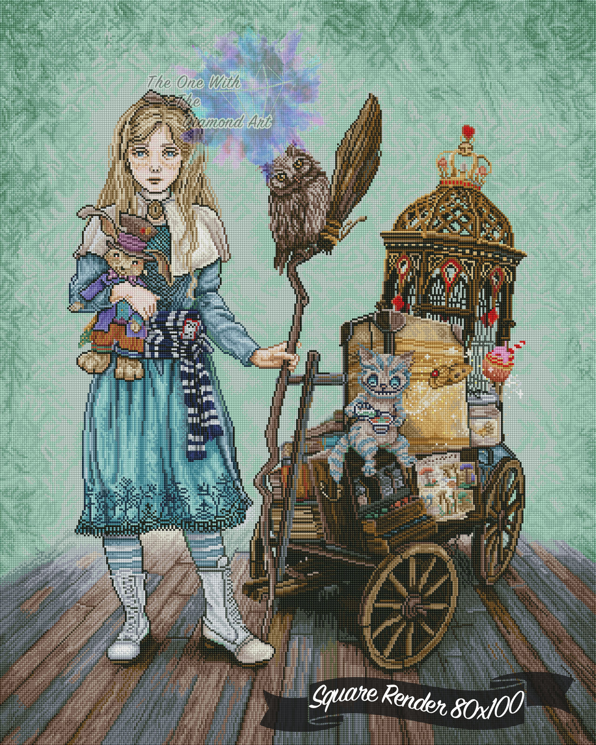 *Hand-Rendered* Alice Goes To A Magic School ©Cheryl Baker Licensed by SCCS, Inc.