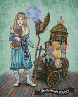 *Hand-Rendered* Alice Goes To A Magic School ©Cheryl Baker Licensed by SCCS, Inc.