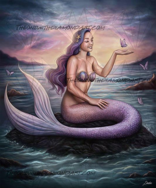 Amethyst Mermaid ©Dim-Draws