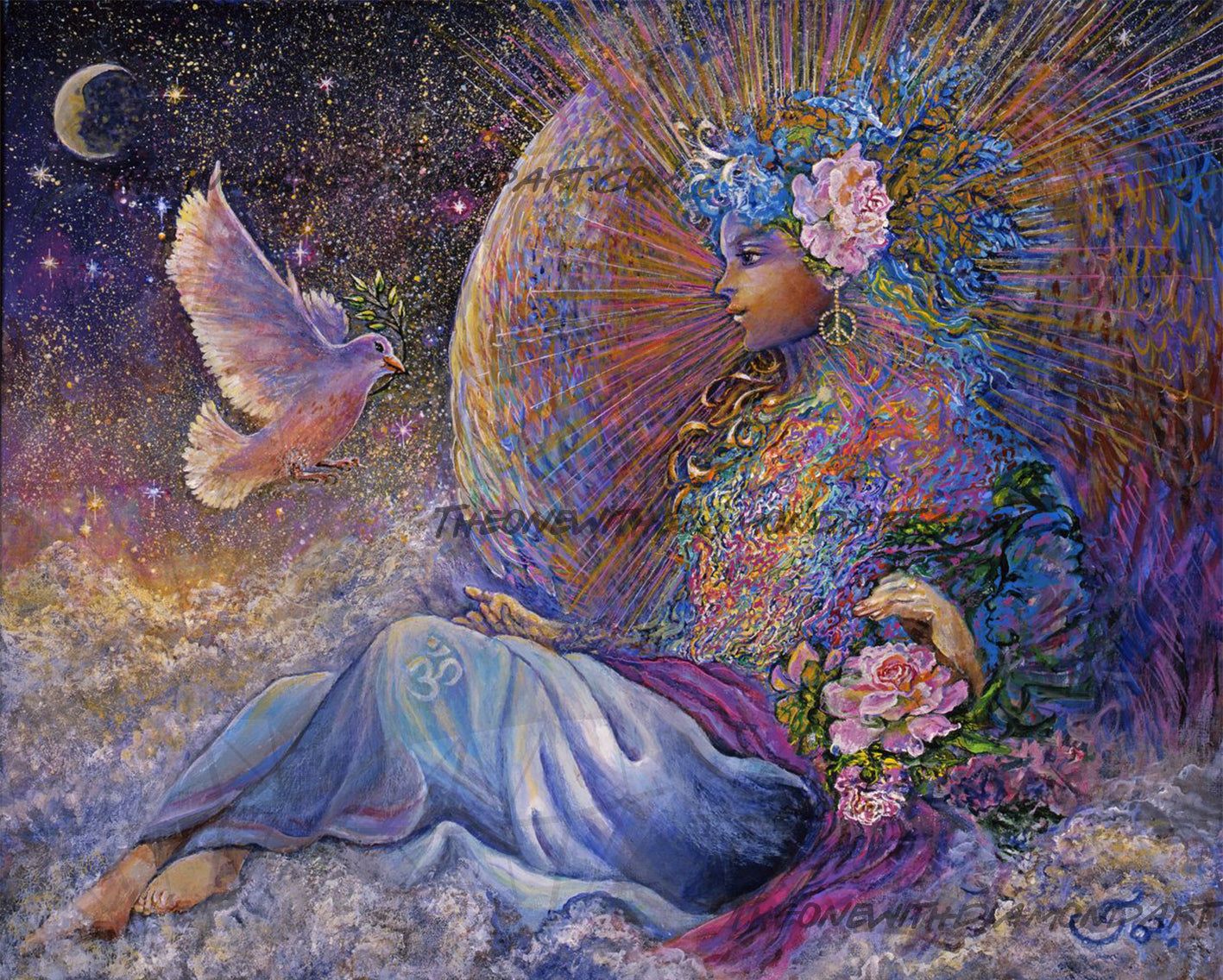 Angel Of Peace ©Josephine Wall – The One With The Diamond Art