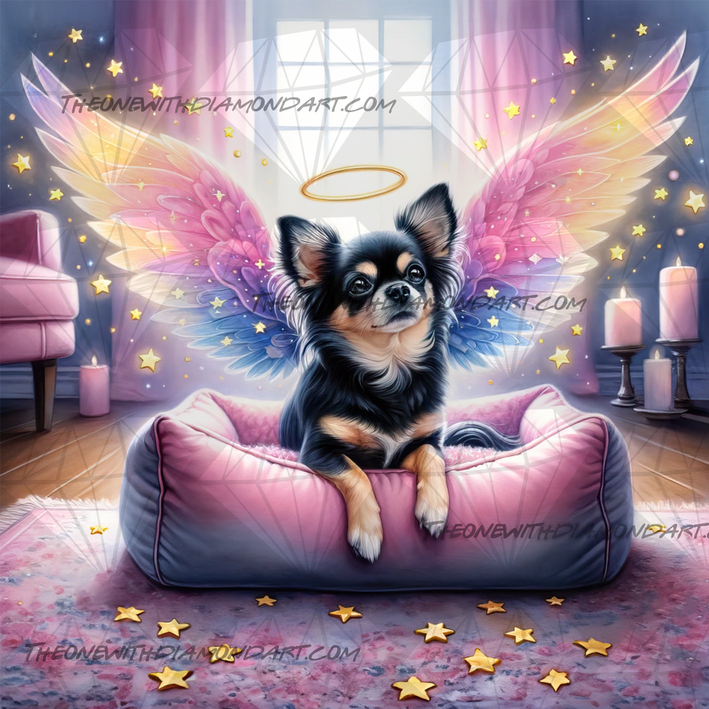 Angelic Paws ©Laura @cocomarshmallow_art