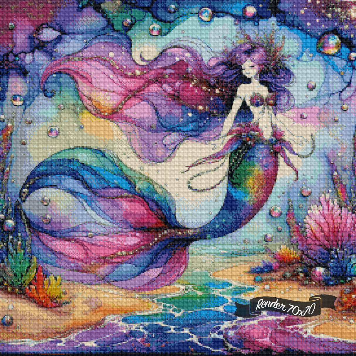 Aquagolden Dust ©Cocomarshmallow Art