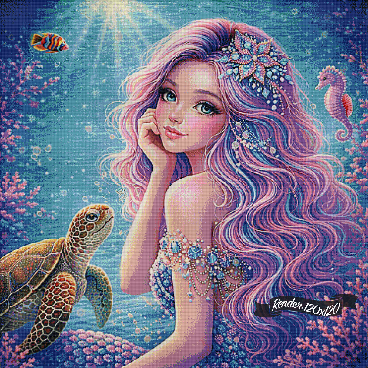 Aurelia Pearlwave ©The One With The Diamond Art