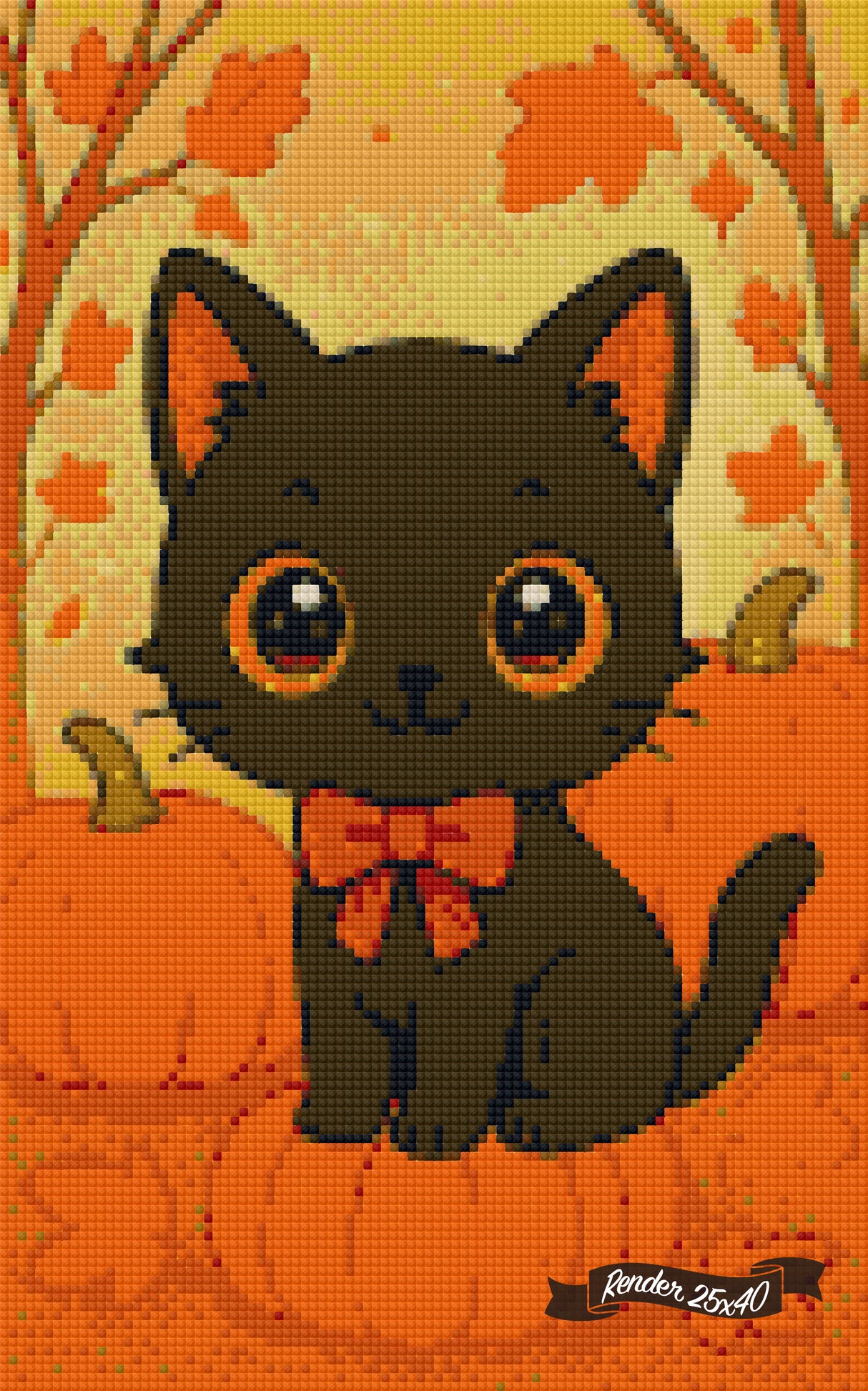 Autumn Paws ©Diamants et Strass