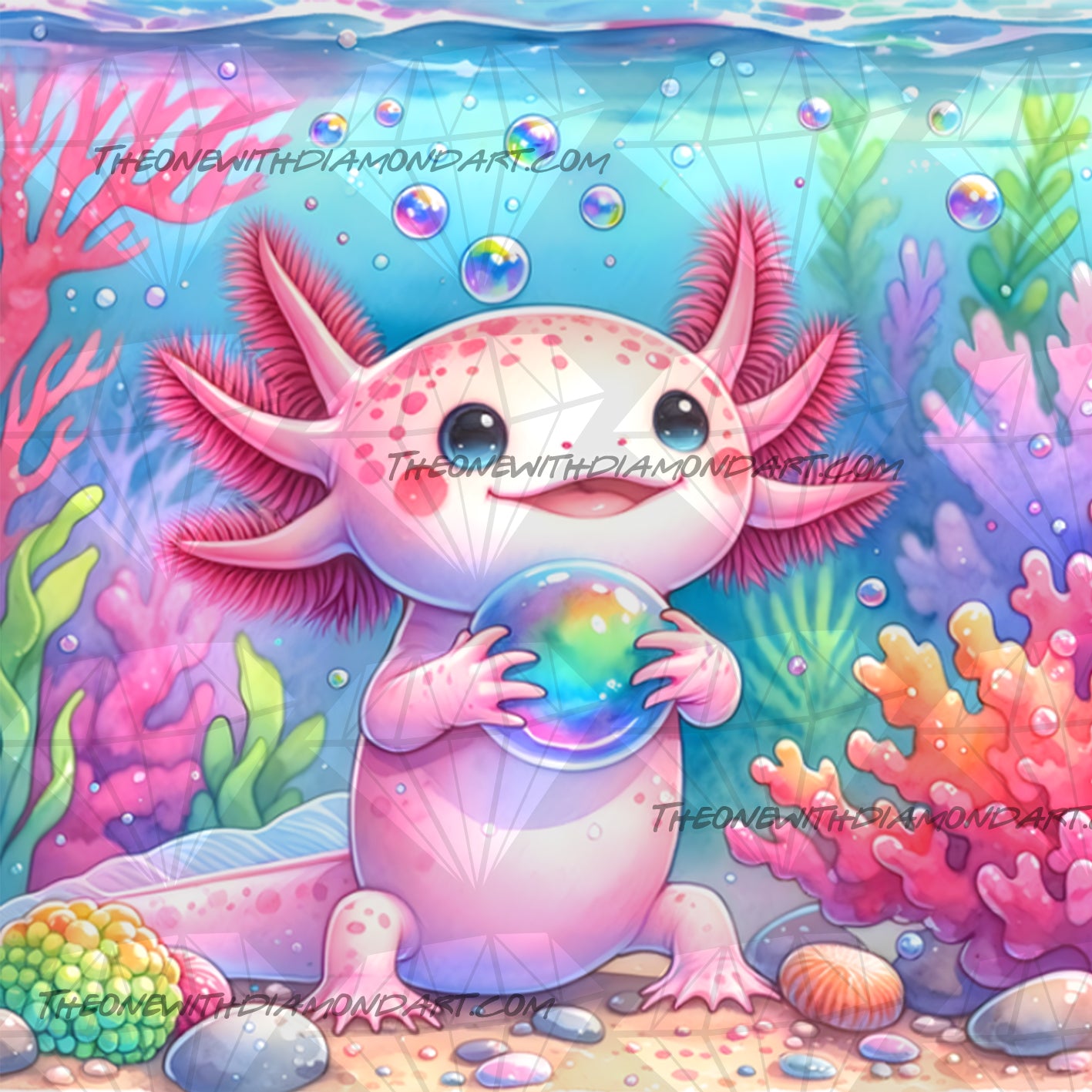 Axolotl Bubbles ©Finira