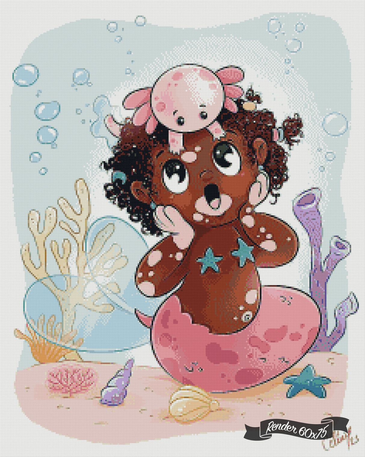 Axolotl Mermay ©Céline Lecomte