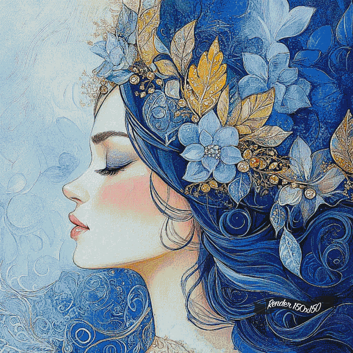 Azure Dreams ©Diamants et Strass