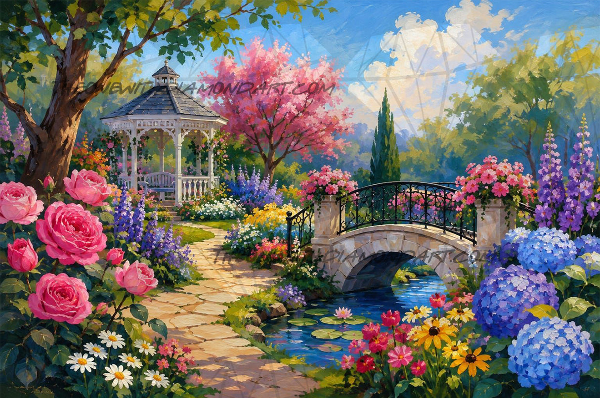 Bandstand In The Sun ©The One With The Diamond Art