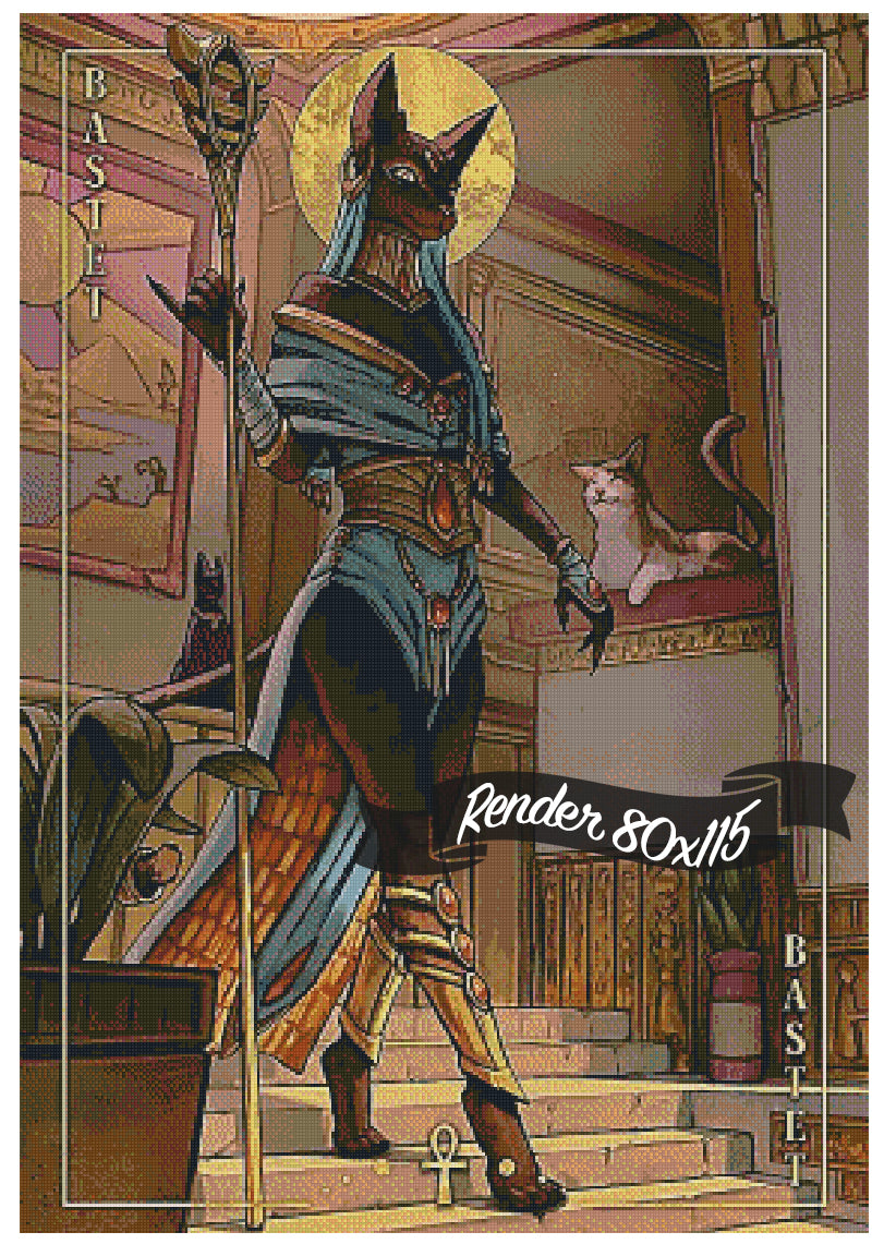 Bastet - Framed ©Zarimoth