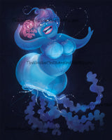 Bioluminescent Mermay ©Céline Lecomte