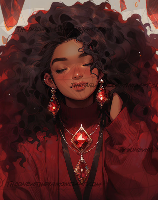 Birthstone Series - Garnet ©Shala Jarias