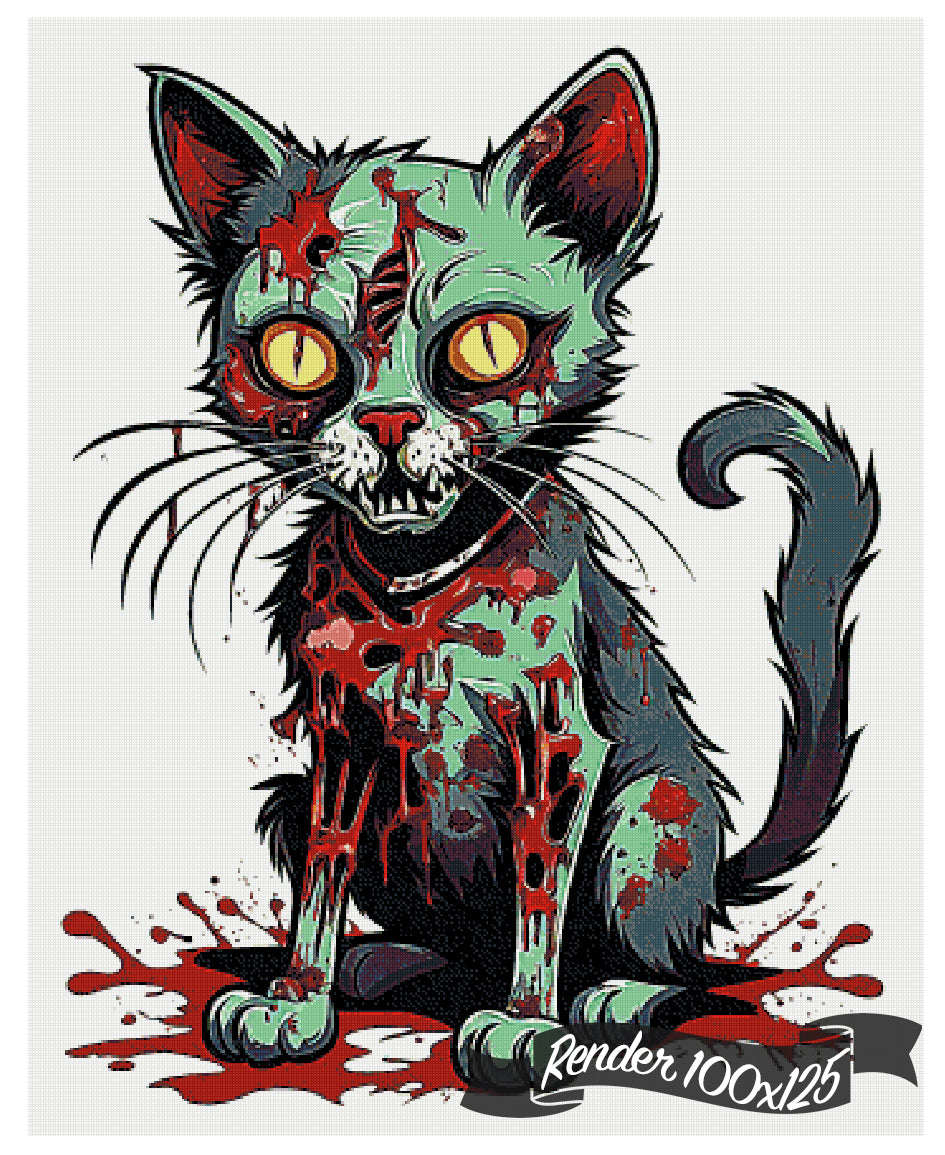 Bloody Zombie Kitty ©CajunBeauty