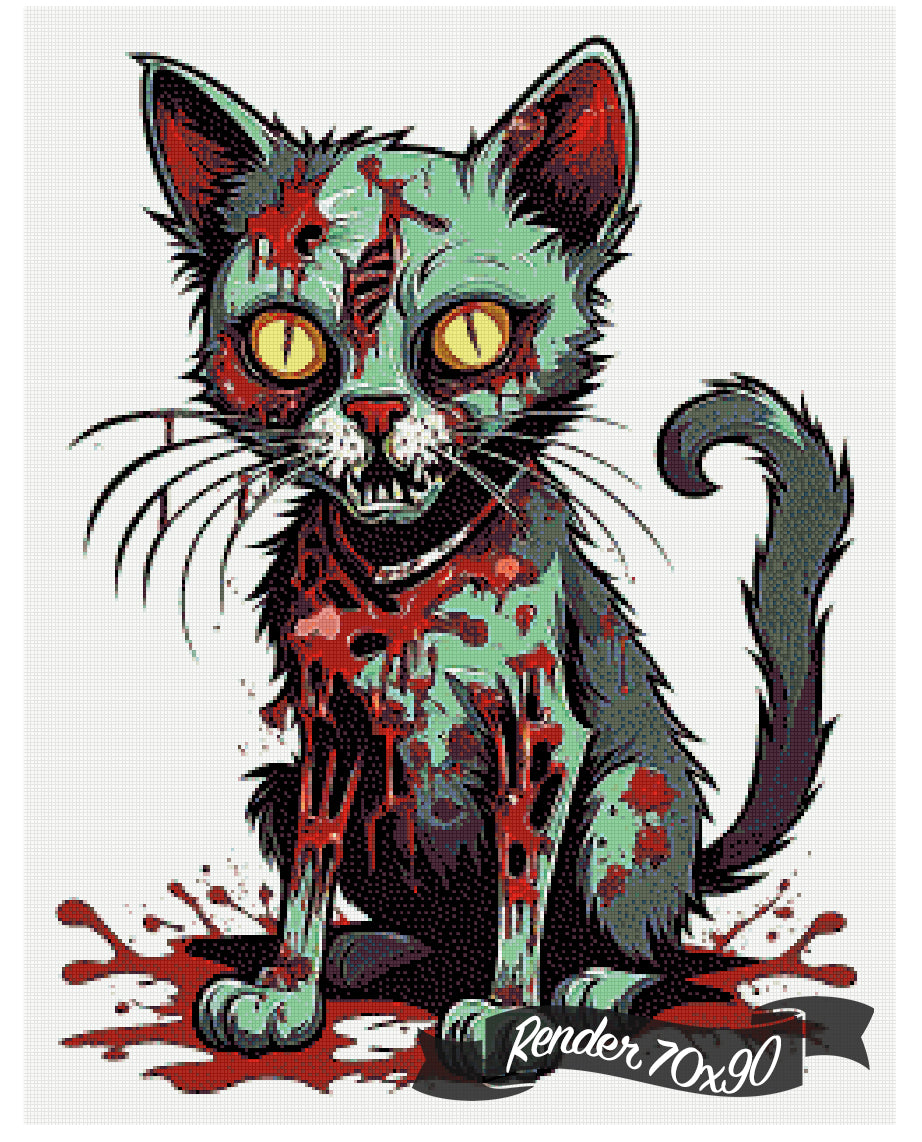 Bloody Zombie Kitty ©CajunBeauty