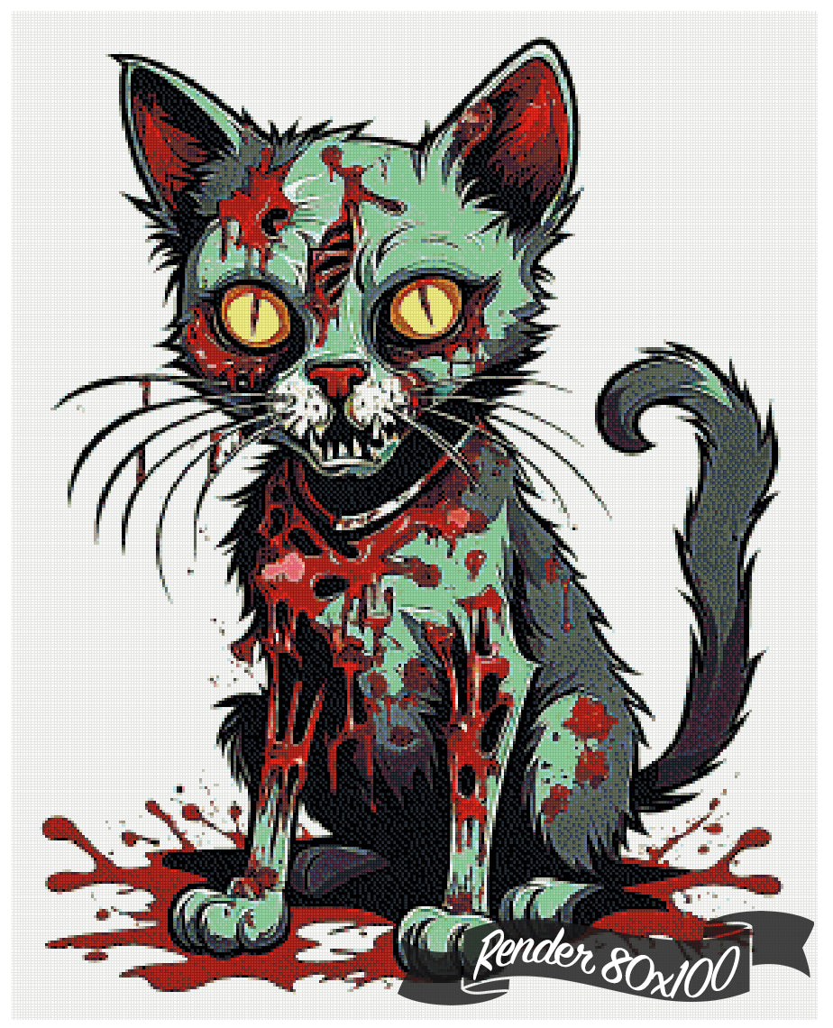 Bloody Zombie Kitty ©CajunBeauty