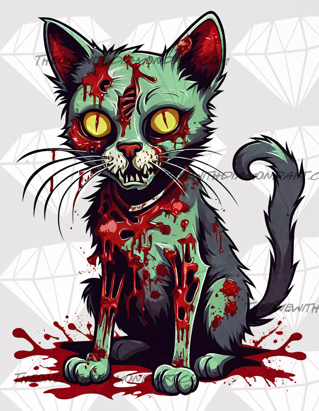 Bloody Zombie Kitty ©CajunBeauty