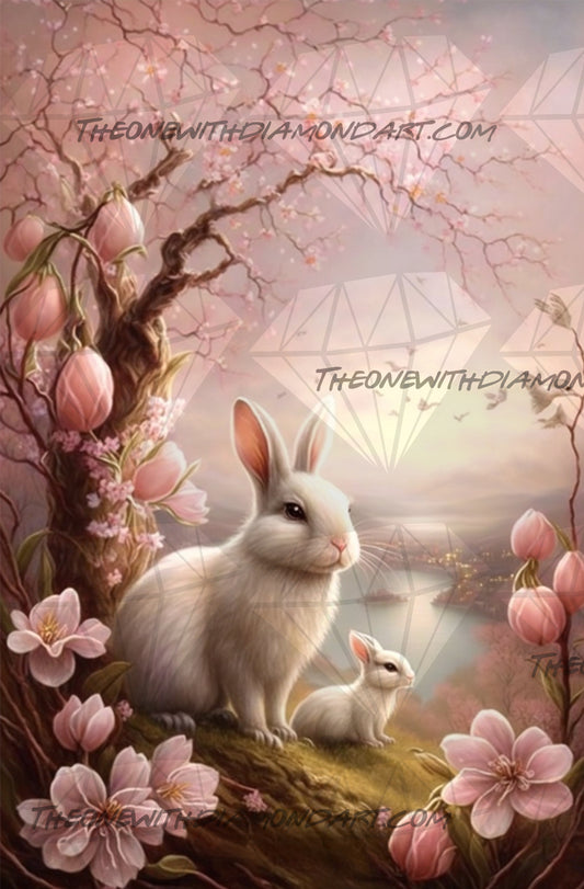 Blossoming Bunnies ©Morgana Fantasy AI