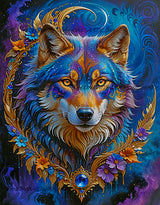 Bluesy Wolf Motif ©CajunBeauty