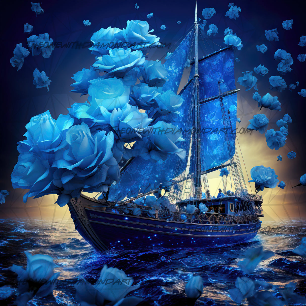 Boat Of Roses ©Cocomarshmallow Art