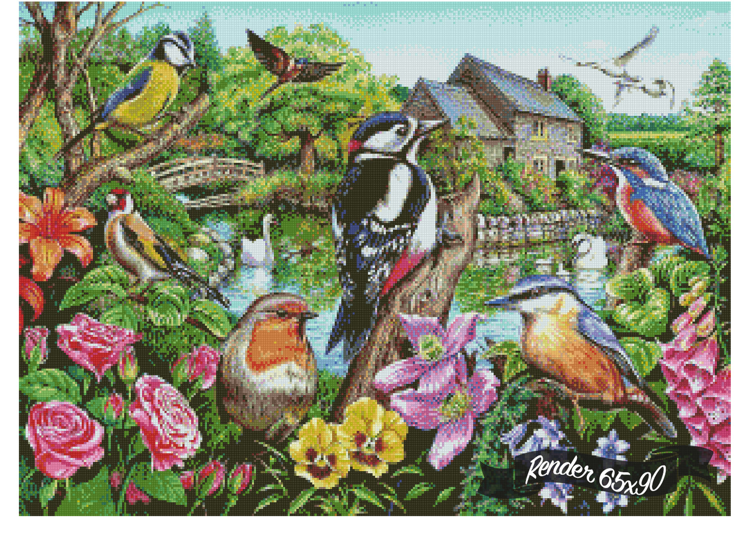 British Bird Garden ©Mark Gregory. Licensed by MGL, www.mglart.com