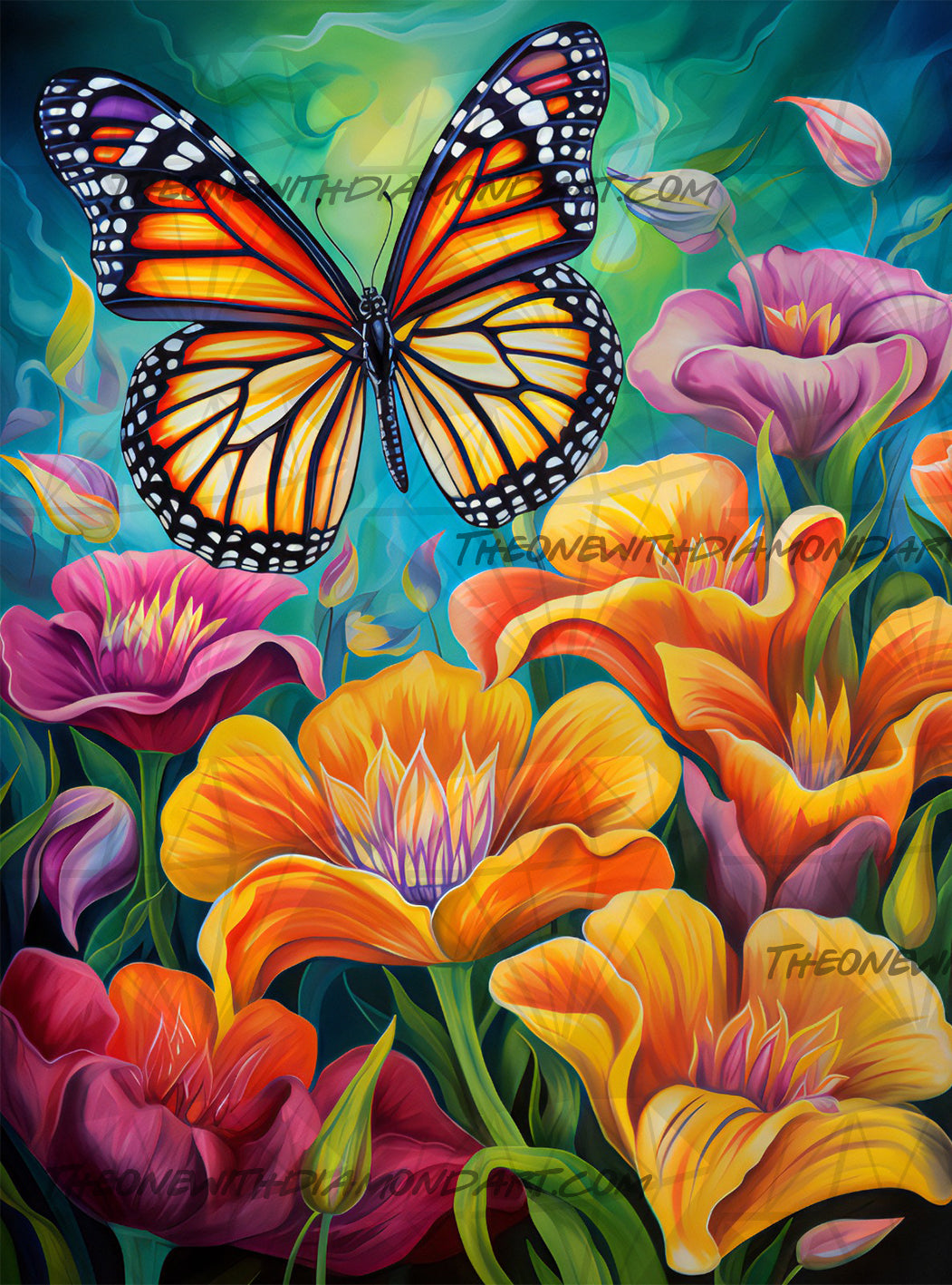 *Hand-Rendered* Butterfly Garden ©Finira