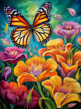 *Hand-Rendered* Butterfly Garden ©Finira