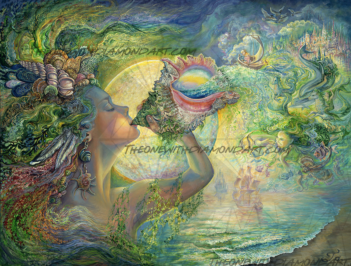 Call Of The Sea ©Josephine Wall