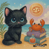 Cancer Kitten ©The One With The Diamond Art