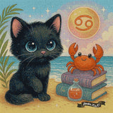 Cancer Kitten ©The One With The Diamond Art
