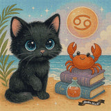 Cancer Kitten ©The One With The Diamond Art