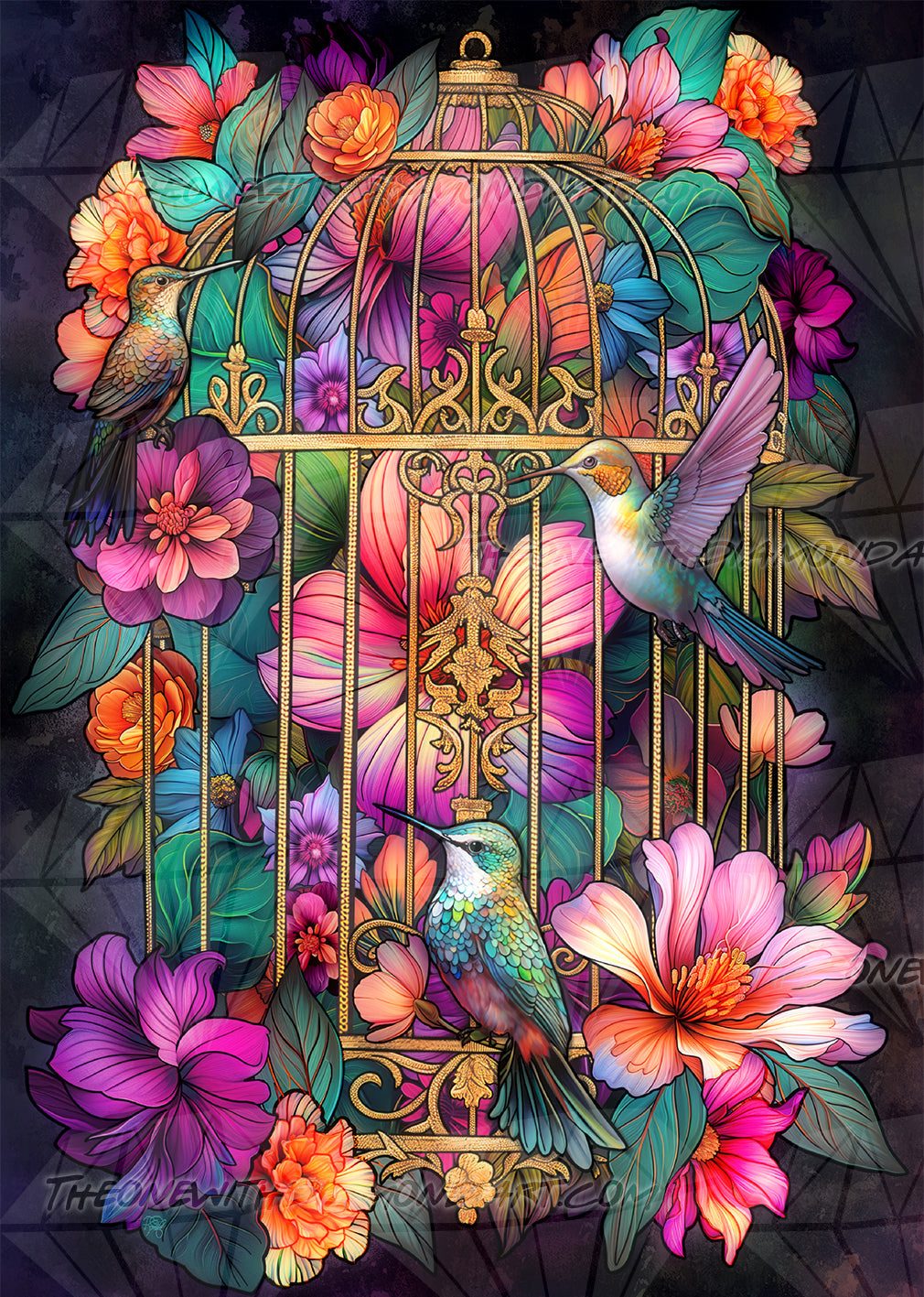 *Hand-Rendered* Captured Beauty ©RomantzArt – The One With The Diamond Art