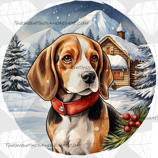 Christmas Beagle