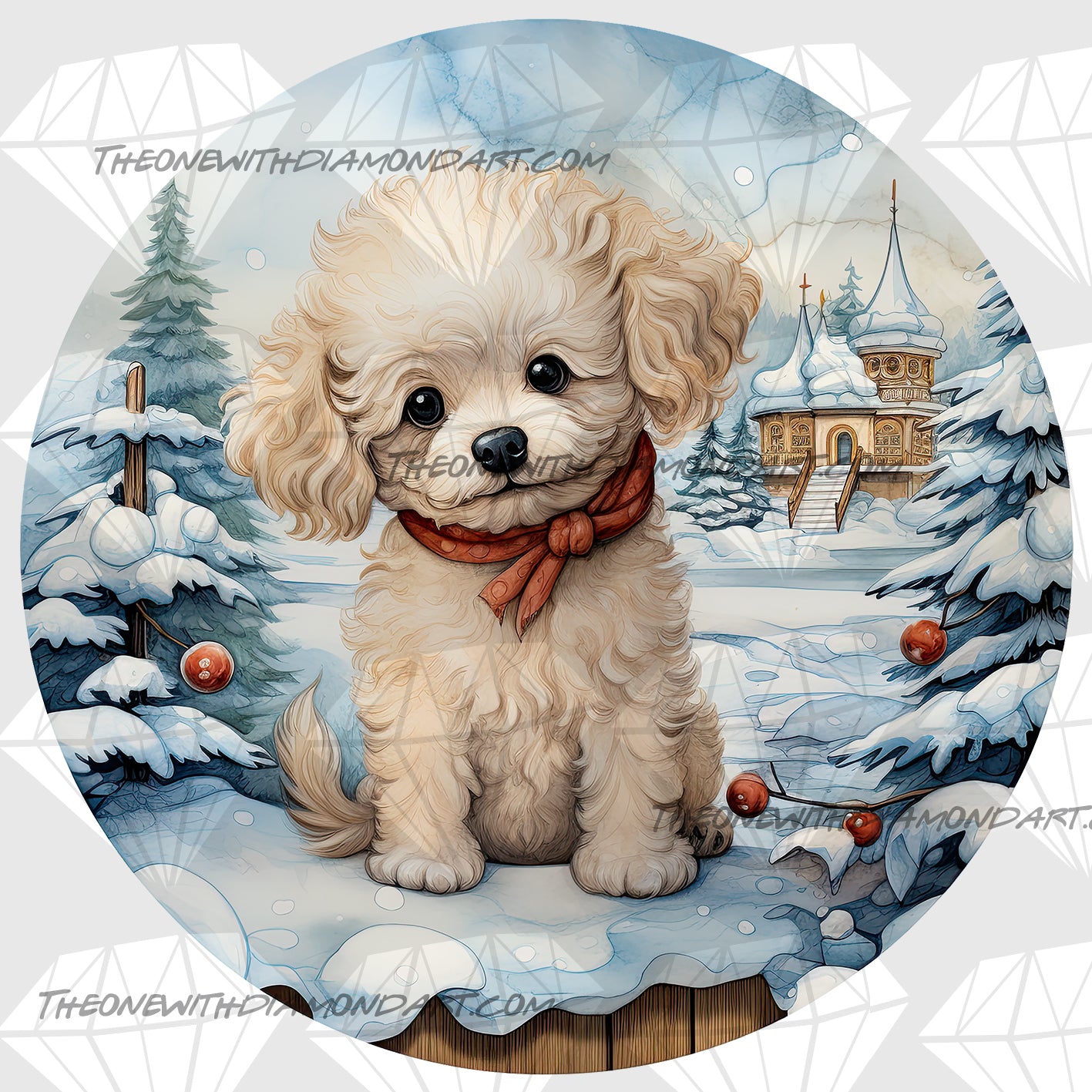 Christmas Toy Poodle