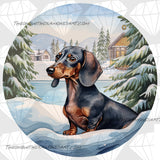 Christmas Dachshund