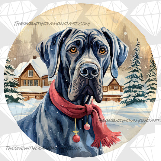 Christmas Great Dane