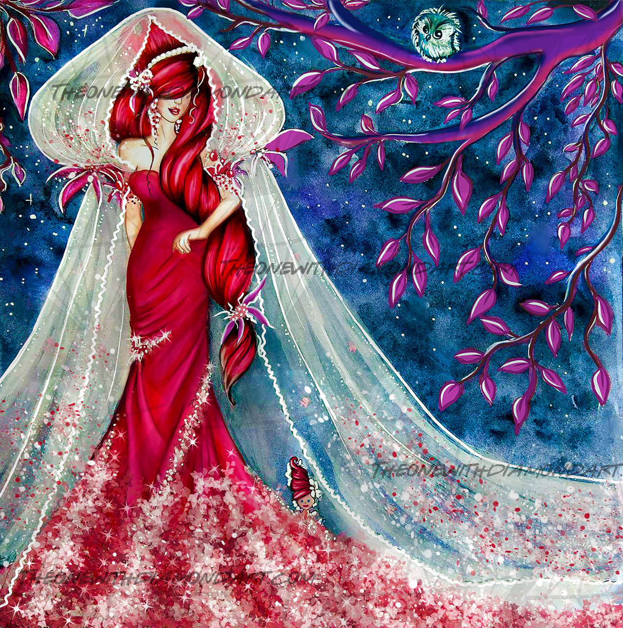 *Hand-Rendered* Cinderella ©Jenoviya Art