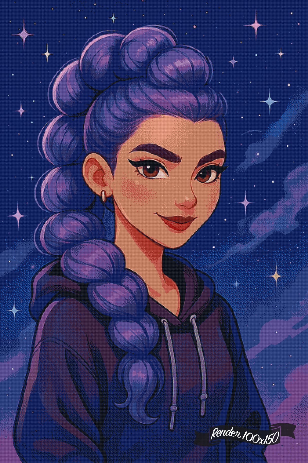 *Limited Edition* Cosmic Confidence ©The One With The Diamond Art