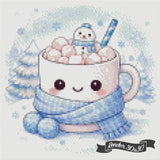 Cozy Cups - January ©The One With The Diamond Art