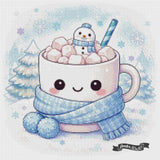 Cozy Cups - January ©The One With The Diamond Art