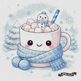 Cozy Cups - January ©The One With The Diamond Art
