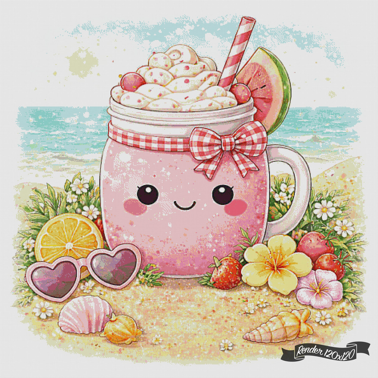 Cozy Cups - July ©The One With The Diamond Art