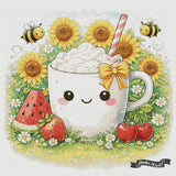 Cozy Cups - June ©The One With The Diamond Art