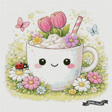 Cozy Cups - May ©The One With The Diamond Art