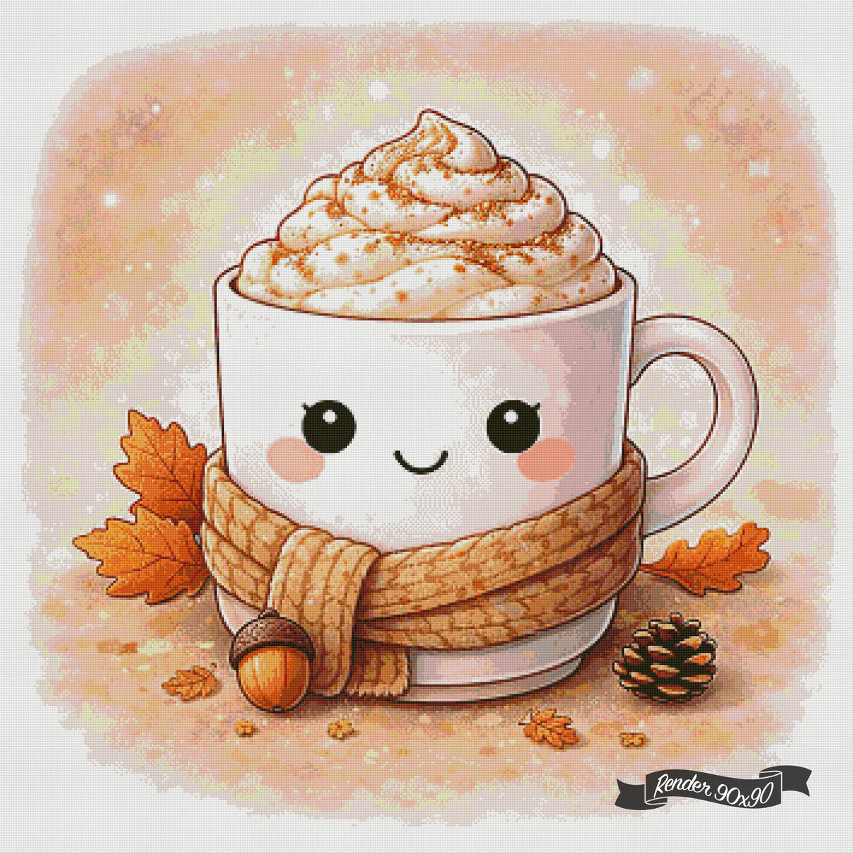 Cozy Cups - November ©The One With The Diamond Art