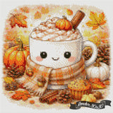 Cozy Cups - September ©The One With The Diamond Art