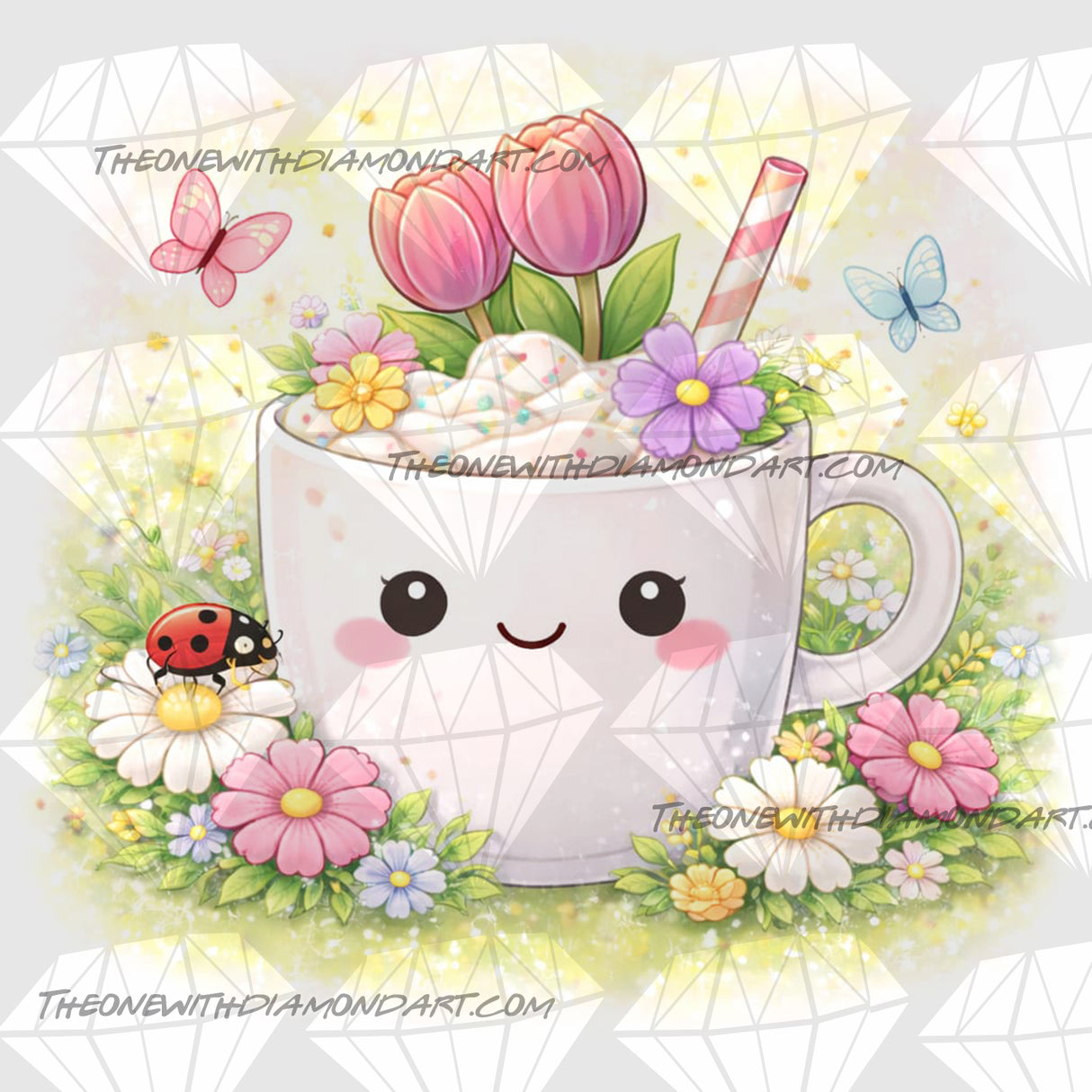 Cozy Cups - May ©The One With The Diamond Art